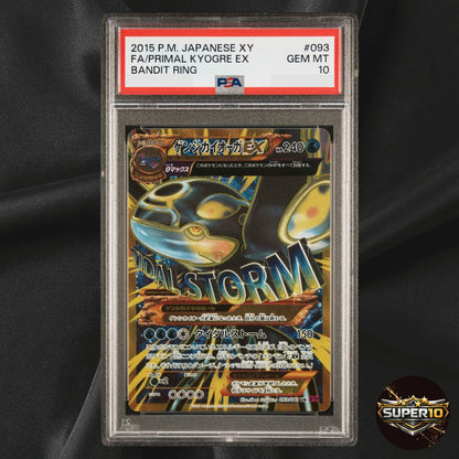 PSA 10 Primal Kyogre EX 093/081 XY7 Bandit Ring UR Pokemon