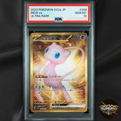 PSA 10 Mew ex UR 208/165 sv2a Japanese Pokemon Card Pokemon Card 151