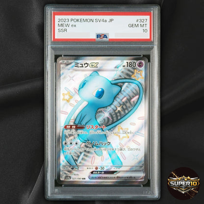 PSA 10 Pokemon Mew ex SSR Japanese Shiny Treasure EX 327/190