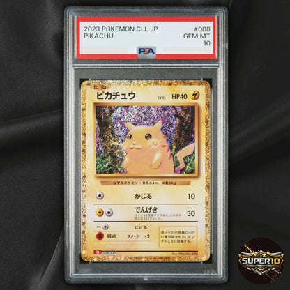 PSA 10 Pikachu 008/032 Holo Japanese Basic HP 40 - Pokemon TCG