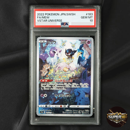 PSA 10 Mew AR 183/172 S12a VSTAR Universe Pokemon Card Japanese