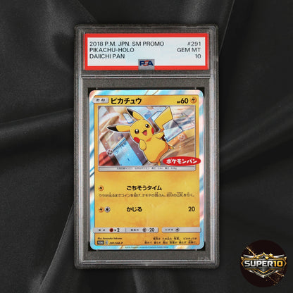 PSA 10 Nintendo 2018 Japanese SM-P Pikachu 224/SM-P Promo Holo
