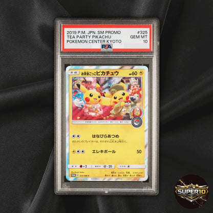 PSA 10 Pretend Tea Ceremony Pikachu 325/SM-P Pokemon Center Kyoto Promo Japanese