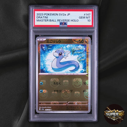 PSA 10 Pokemon TCG 151 Reverse Holographic Dratini 147/165 Japanese