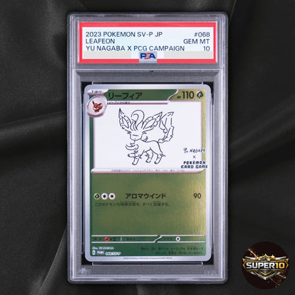 PSA 10 Pokemon Japanese SV-P PROMO #068 Leafeon
