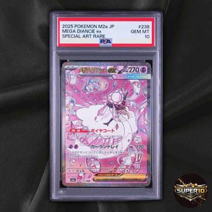 PSA 10 Mega Diancie ex SAR 238/193 M2a Mega Dream ex Pokemon Card Game Japanese