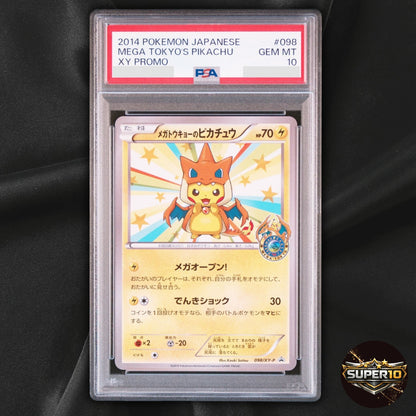 PSA 10 Pokemon Mega Tokyo's Pikachu 098/XY-P Japanese XY-P Promo