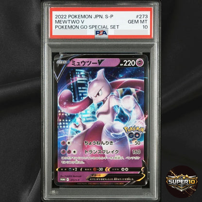 Pokemon Japanese Promo S 273/S-P Mewtwo V SWSH223 Card 2022 PSA 10 67698940