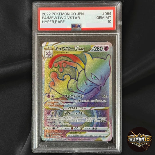 PSA 10 Mewtwo VSTAR HR 084/071 S10b Pokémon GO - Pokemon Card Japanese 2022