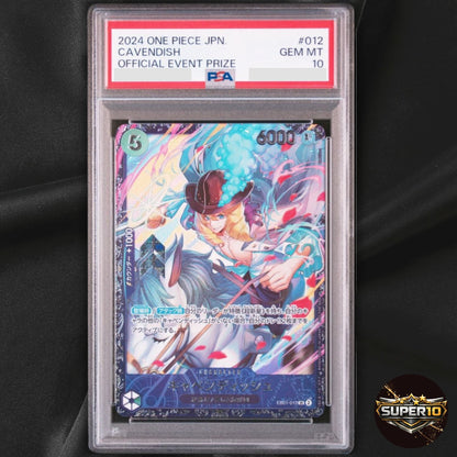 PSA 10 Cavendish EB01-012 Flagship Battle Best 8 Limited One Piece Card Japanese