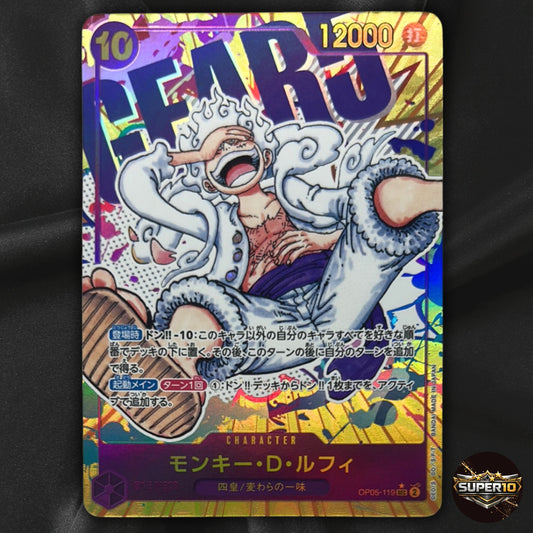 Monkey D. Luffy (Alt Art) OP05-119 SEC Awakening of the New Era ONE PIECE NM