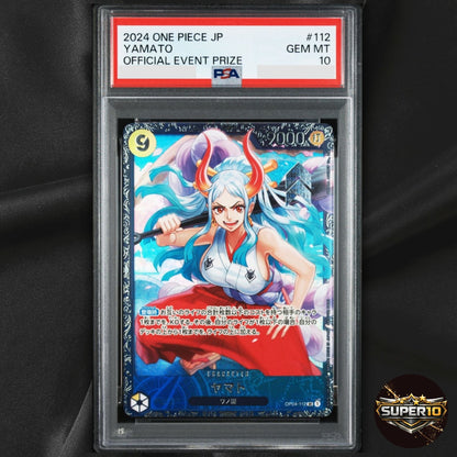 PSA 10 Yamato OP04-112 SR Flagship Battle Best 8 Prize ONE PIECE Card Japanese