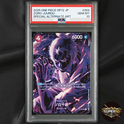 PSA 10 Zoro Juurou ST18-004 SP Parallel Legacy of the Master ONE PIECE Card JP