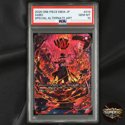 PSA 10 Sabo SP Alt Art PRB02-014 SR ONE PIECE Card Game Japanese 2026
