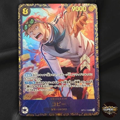 Koby Promo OP11-119 SEC Flagship Battle Prize 2025 Japanese NM