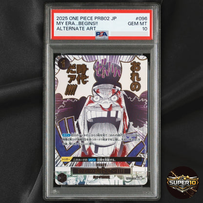 PSA 10 My Era...Begins!! Teach OP09-096 R ONE PIECE Card THE BEST 2 PRB02 JPN