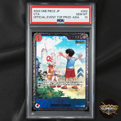 PSA 10 Uta R OP09-002 Flagship Battle Promo ONE PIECE Card Japanese 2024