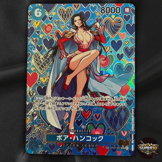 ONE PIECE Card Boa Hancock SR OP07-051 SP PAR Emperors in the New World OP09 NM