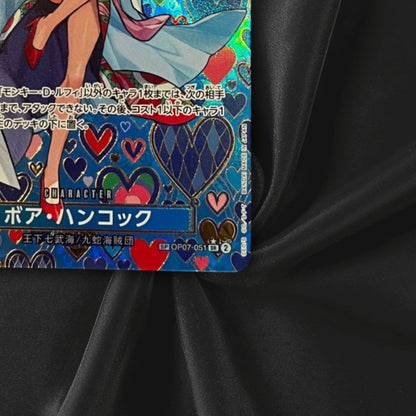 ONE PIECE Card Boa Hancock SR OP07-051 SP PAR Emperors in the New World OP09 NM