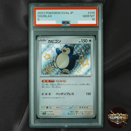 PSA 10 Snorlax S Scarlet & Violet Treasure 310/190 Pokemon Card Japanese