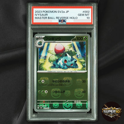 PSA 10 Ivysaur 002/165 SV Scarlet & Violet 151 Japanese