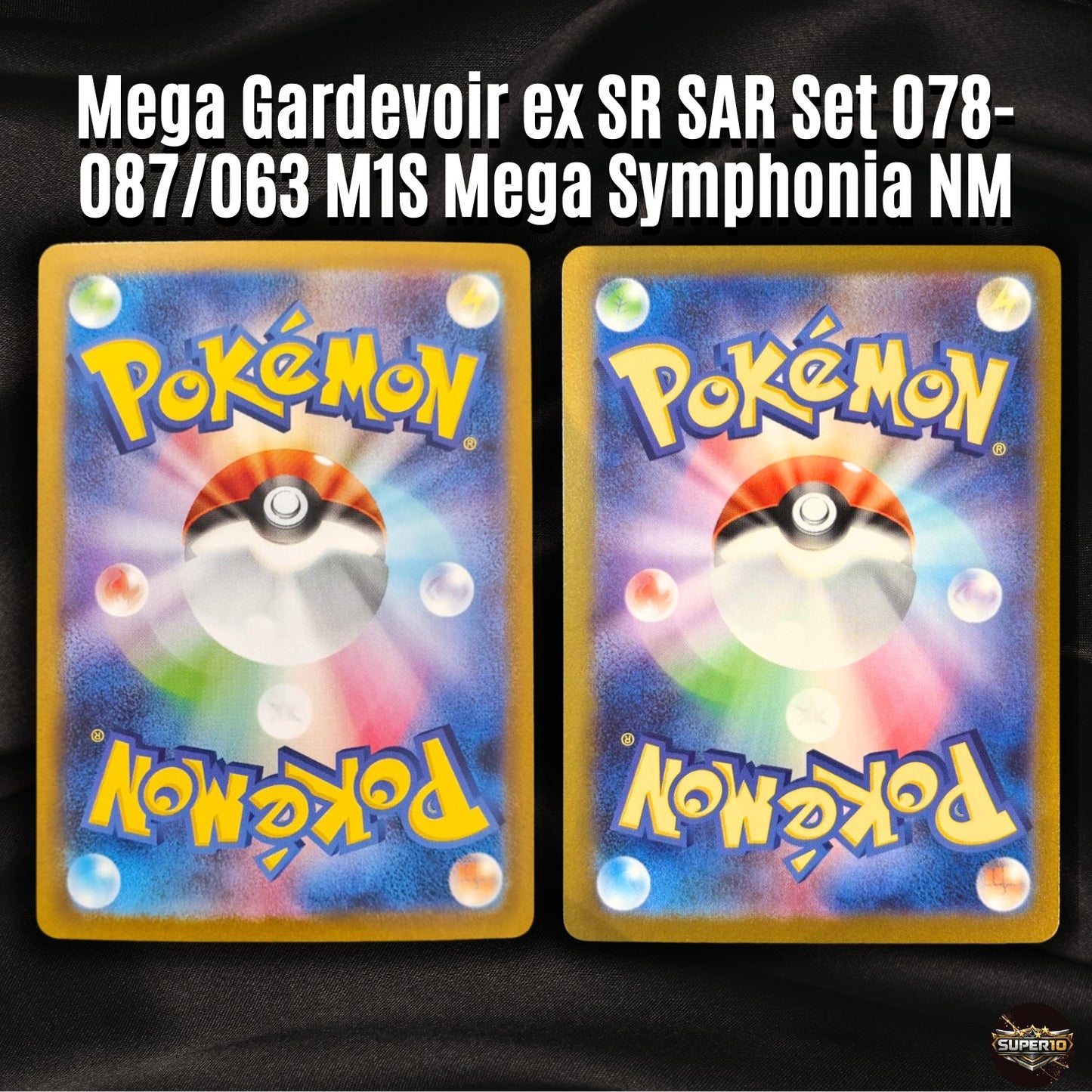 Mega Gardevoir ex SR SAR Set 078-087/063 Mega Symphonia - Pokemon Japanese NM