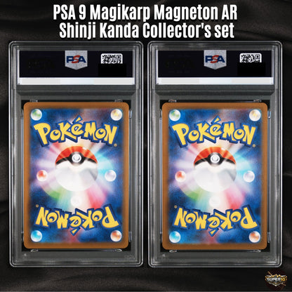 PSA 9 Magikarp Magneton AR Shinji Kanda Set Japanese sv1a sv8 Pokemon Card JP