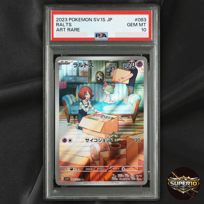 PSA 10 Ralts AR 083/078 SV1S Scarlet ex - Pokemon Card Japanese