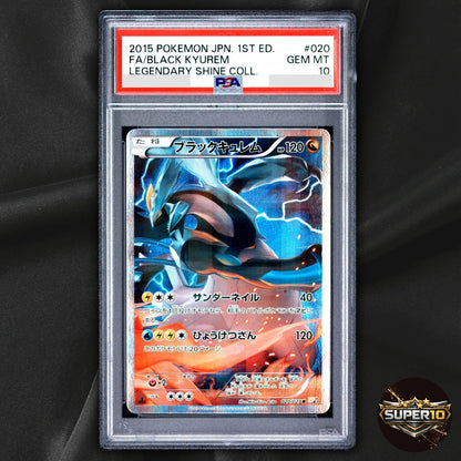 PSA 10 Black Kyurem R 020/027 CP2 Pokemon Card Legendary Shine Collection