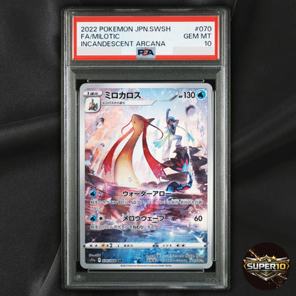 PSA 10 Milotic CHR 070/068 Incandescent Arcana HOLO S11a Pokemon Card