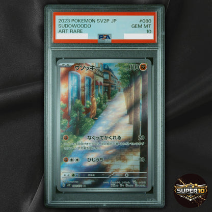 PSA 10 Sudowoodo 080/071 AR Snow Hazard sv2P Japanese