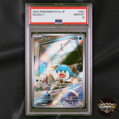 PSA 10 Pokemon Quaxly Holo AR Triplet Beat 081/073 Japanese