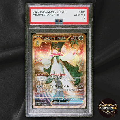 PSA 10 Meowscarada ex UR 101/073 SV1a Triplet Beat Pokemon Card Japanese