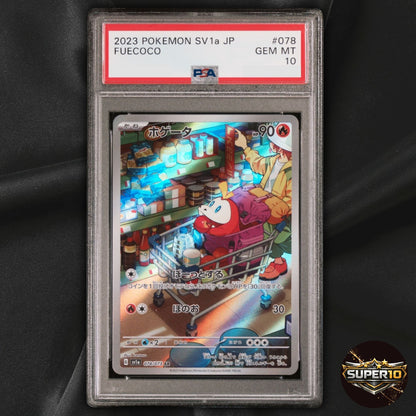 PSA 10 Fuecoco AR 078/073 Triplet Beat sv1a Pokemon Card Japanese