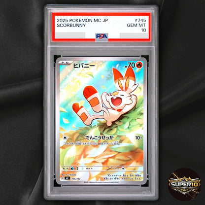 PSA 10 Scorbunny AR 745/742 MC Start Deck 100 Battle Collection Pokemon Card