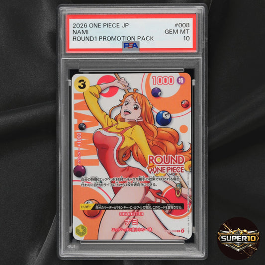 PSA 10 Nami ST29-008 C Normal One Piece Starter Deck 29 Japanese