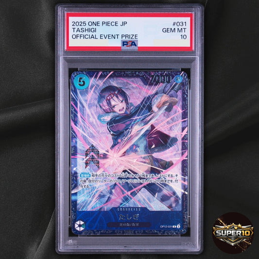 PSA 10 Tashigi R OP12-031 Promo Flagship Battle One Piece Card