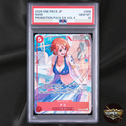 PSA 10 Nami EB03-006 R Promotion Pack Ex Vol.4 Matching Battle Japanese