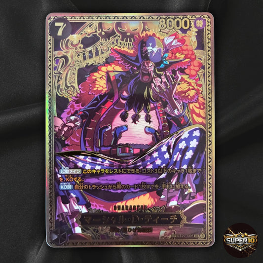 One Piece Marshall.D.Teach SR-SPC Four Emperors ST27-005 Near Mint